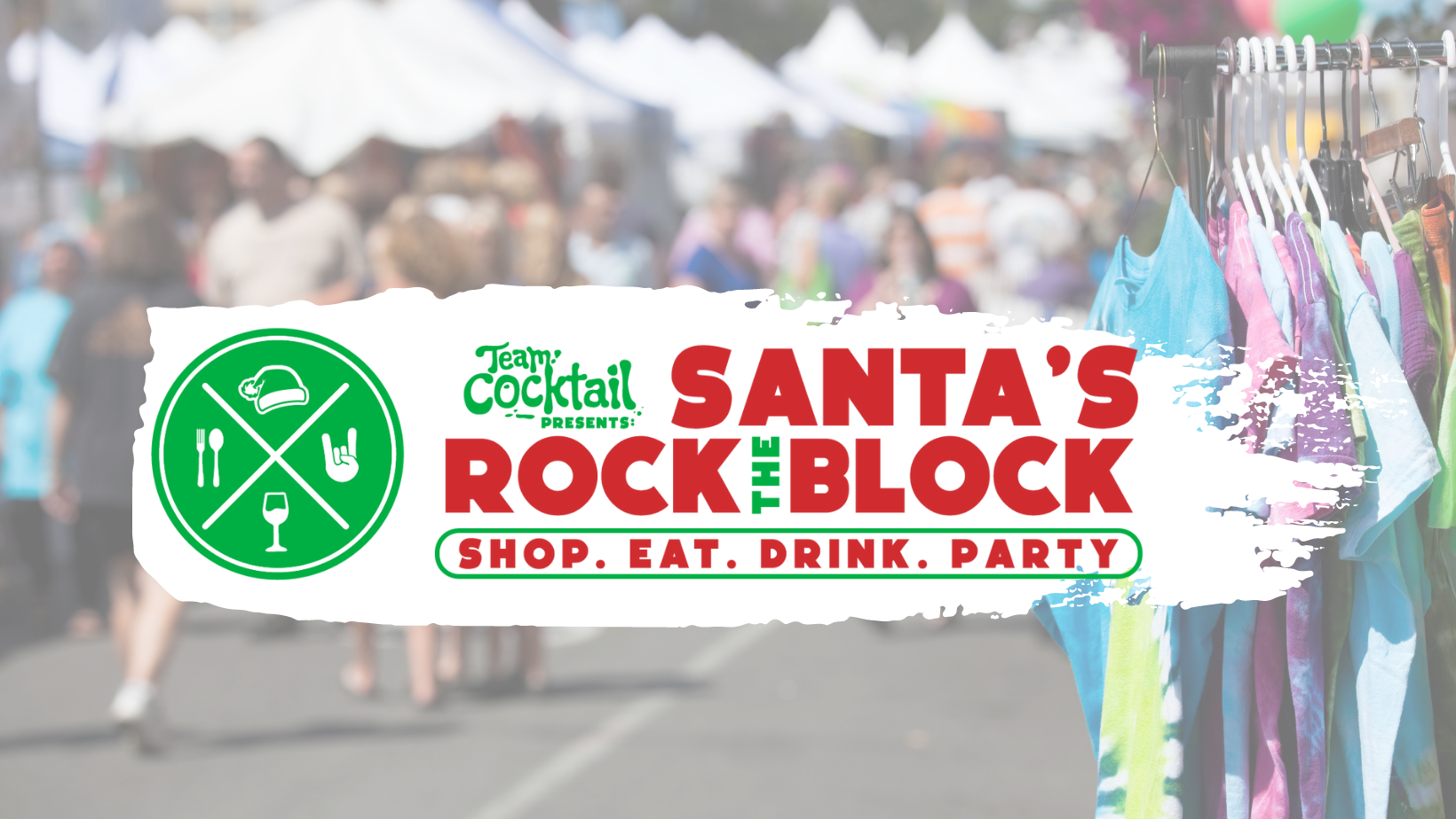 This is an image of santas rock the block party facebook cover 2